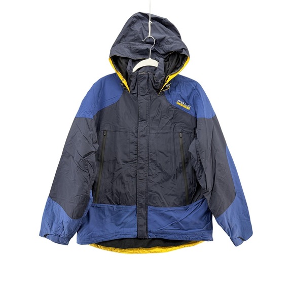 Polo Sport Ralph Lauren Other - Vintage Polo Sport Ralph Lauren Ski Parka Jacket Mens Large Blue Hooded PS/RL